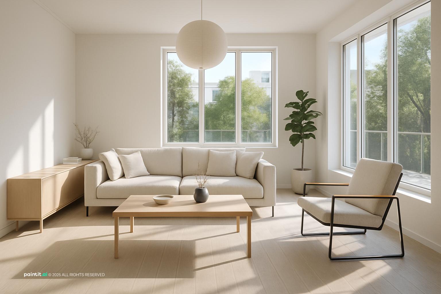 Small Zen Living Room - Design Concepts | Paintit.ai - 16