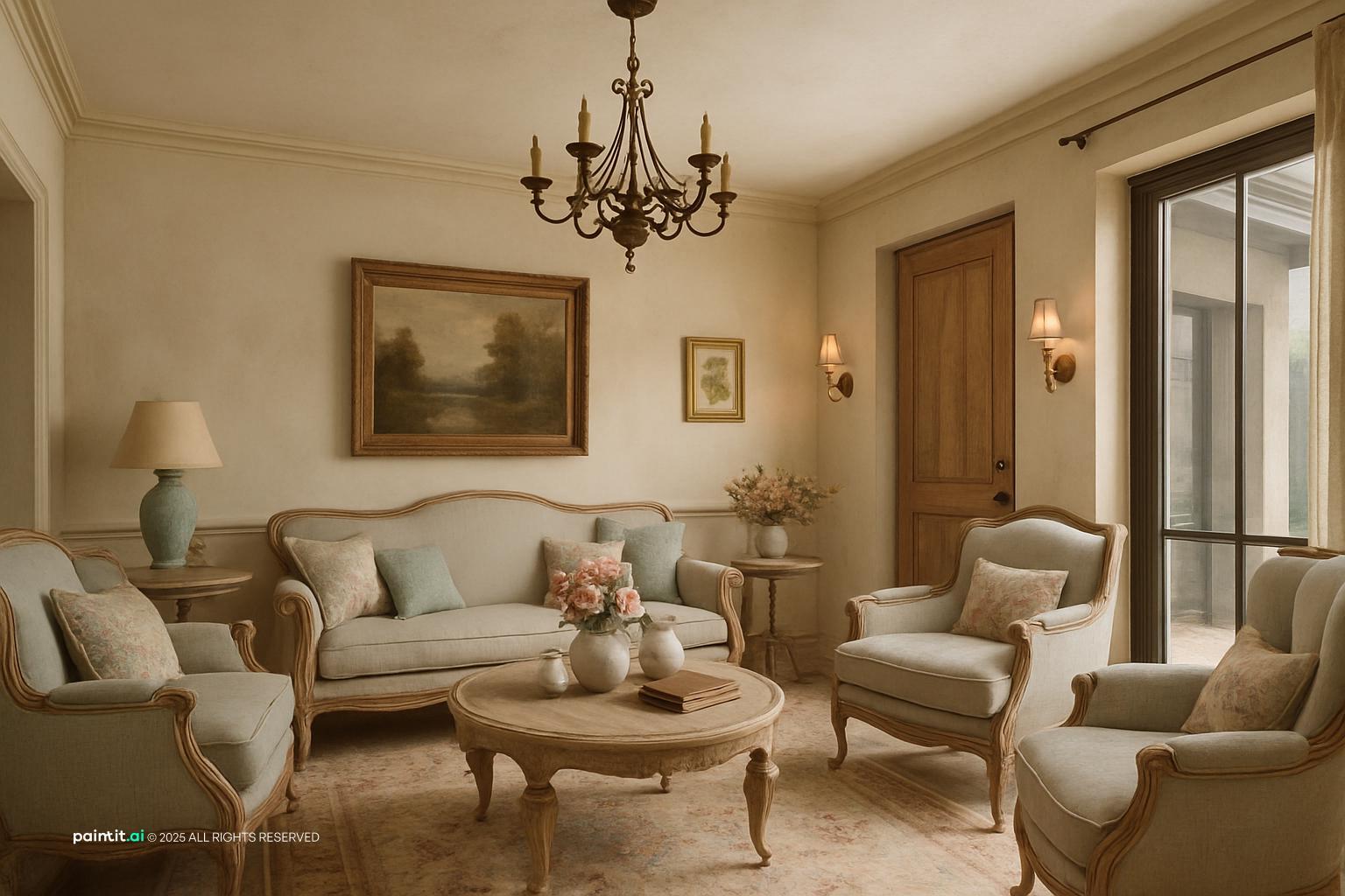 Barndominium Living Room - Rustic Chic Interiors | Paintit.ai - 26