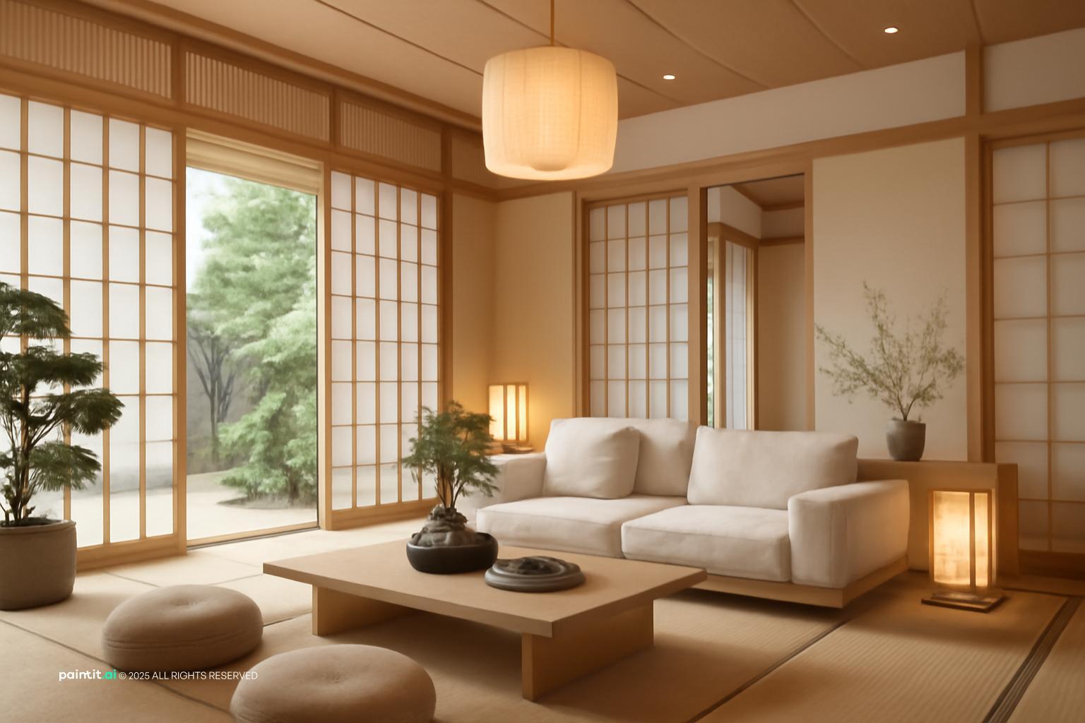 Small Zen Living Room - Design Concepts | Paintit.ai - 13