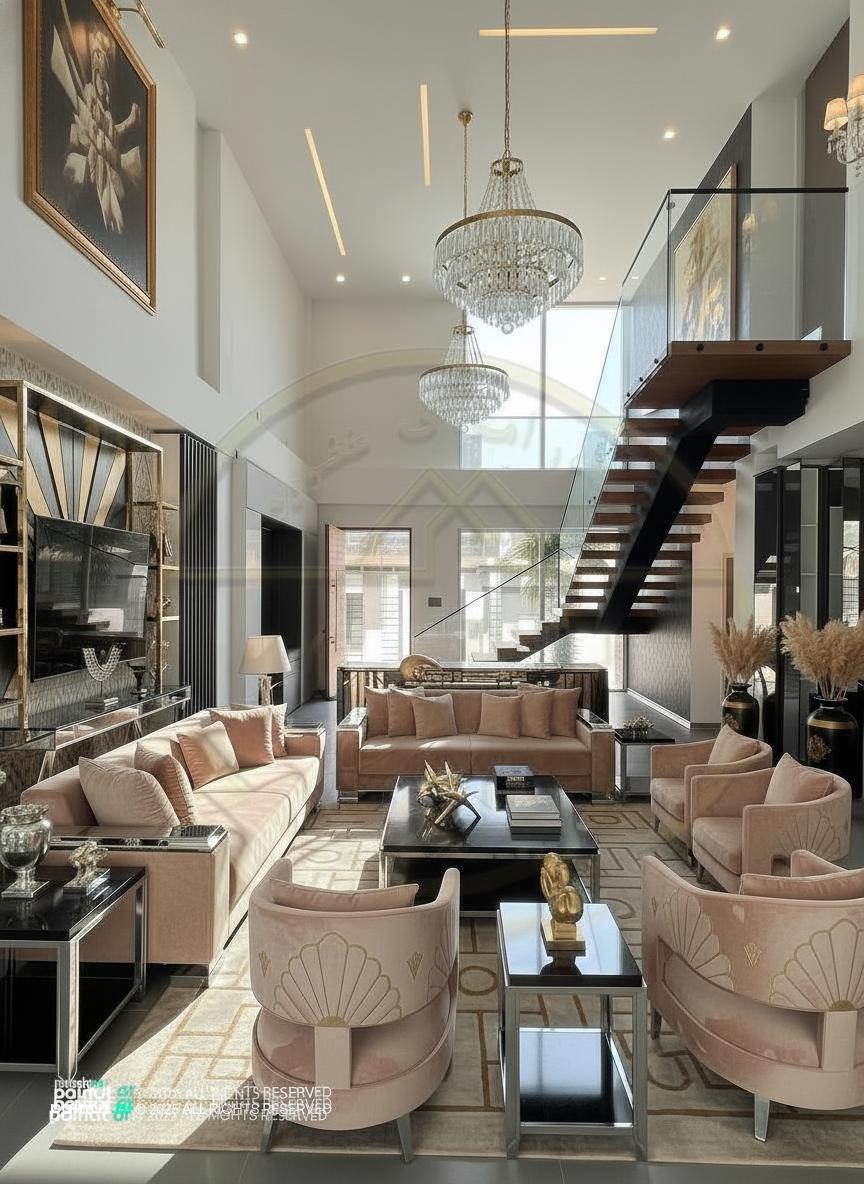 1920s Art Deco Living Room: Interior Design Ideas | Paintit.ai - 31