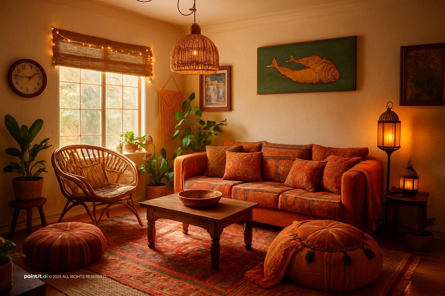 Yellow Living Room - Bright Decor Concepts | Paintit.ai - 33