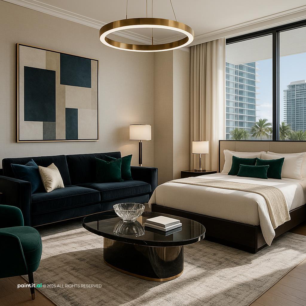 Miami Apartment with Polished Coastal Mood