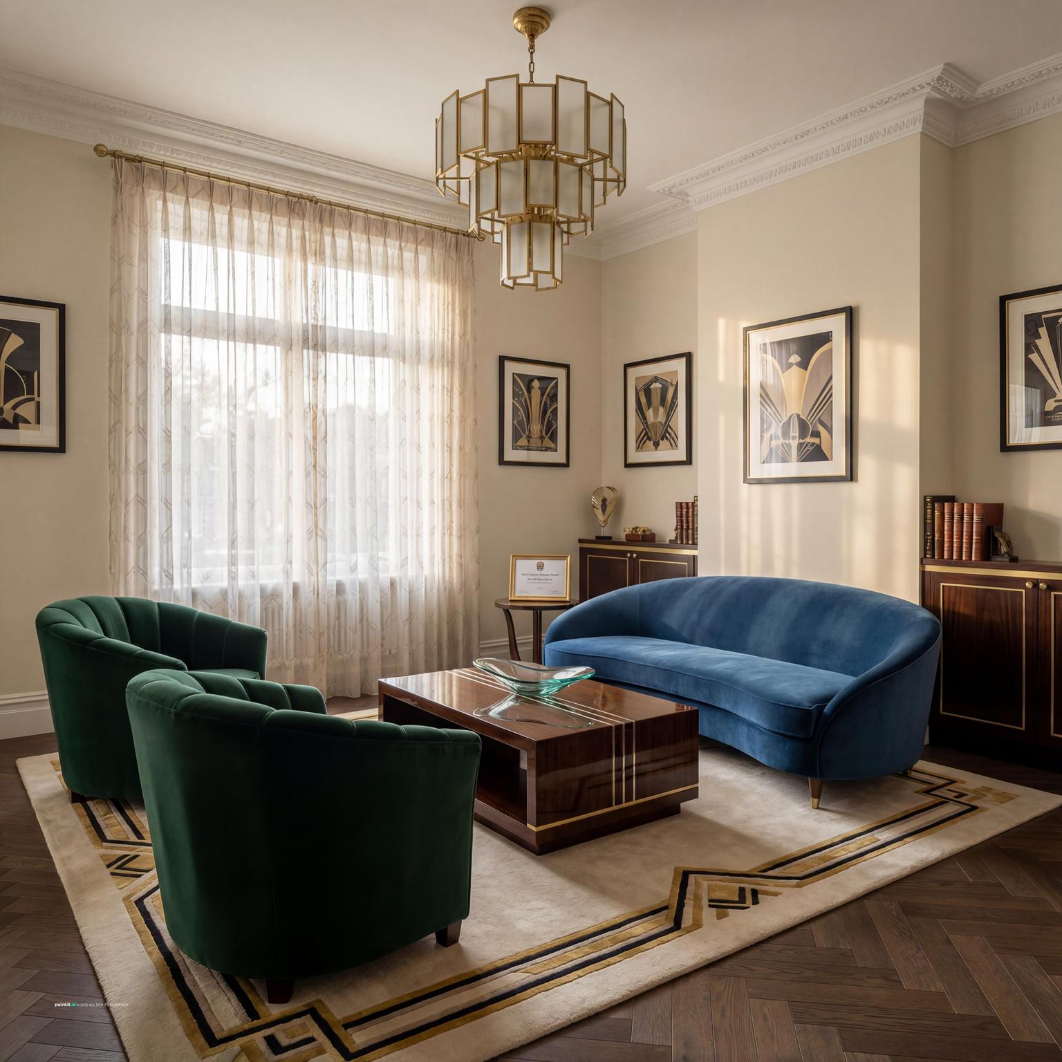 Victorian Dark Green Living Room: Elegant Decor Ideas | Paintit.ai - 27