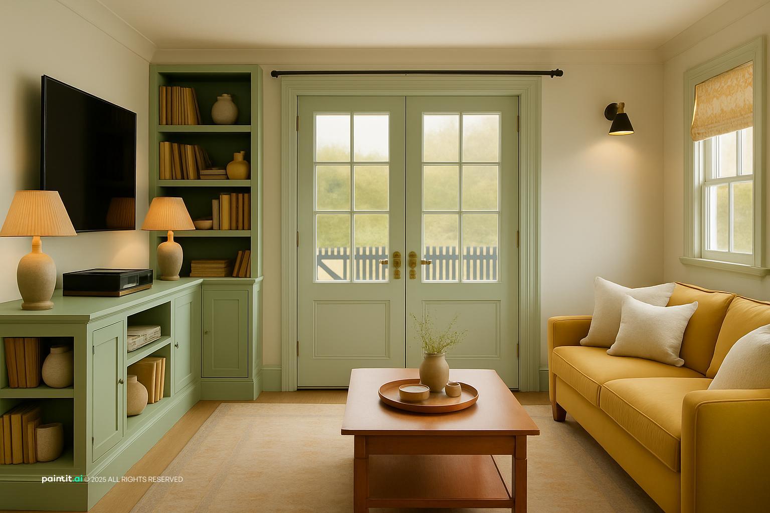 Built In Living Room: Custom Cabinetry Designs | Paintit.ai - 18