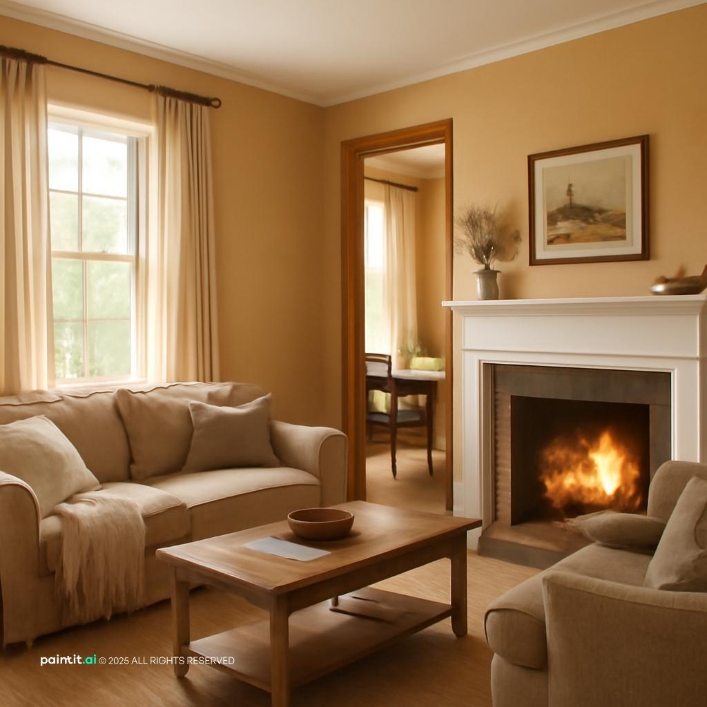 Yellow Living Room - Bright Decor Concepts | Paintit.ai - 17