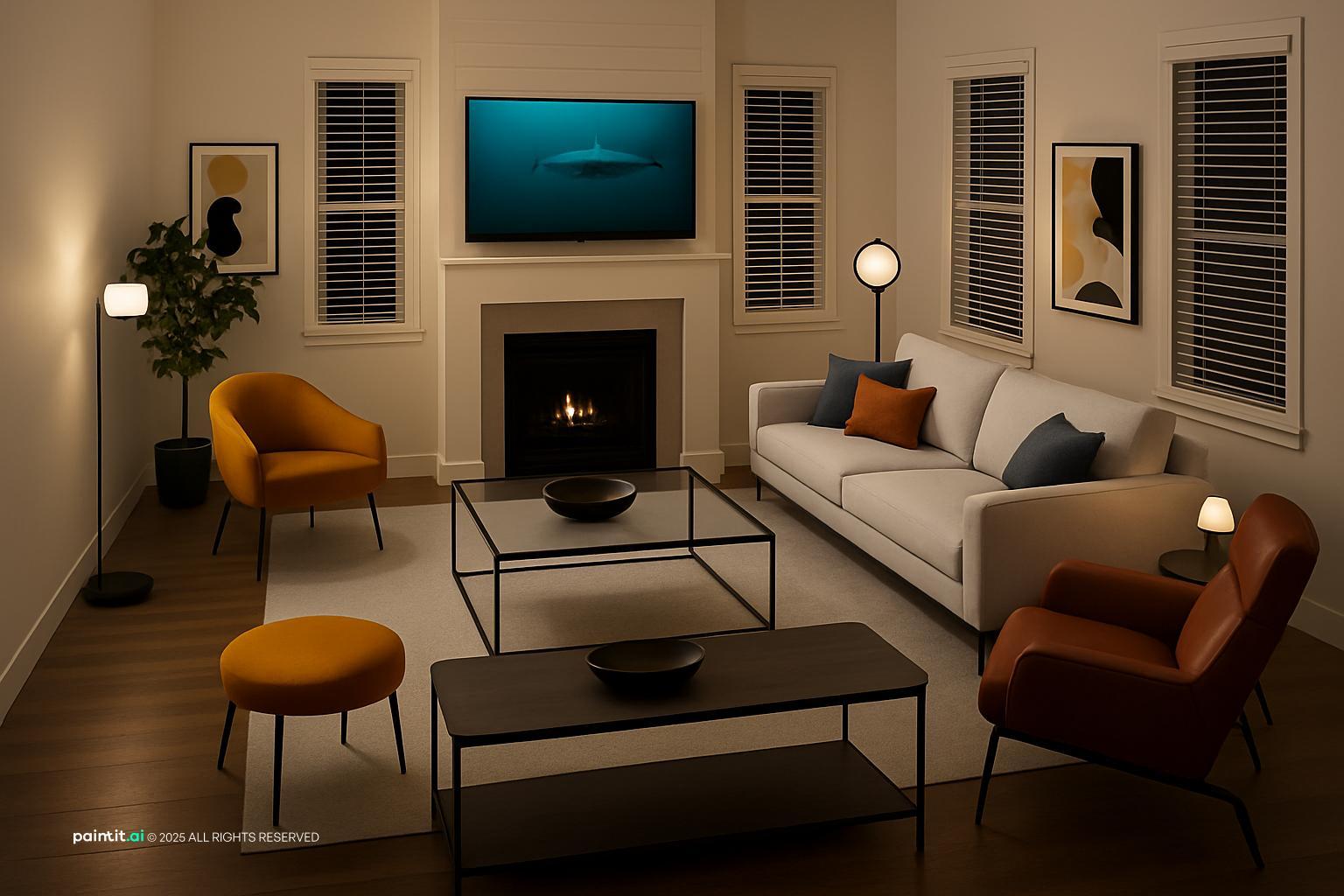 Loft Living Room Ideas - Design Inspiration | Paintit.ai - 14