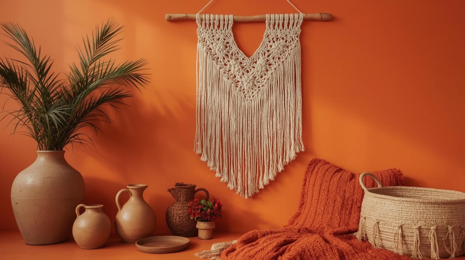 Bohemian Orange Accents