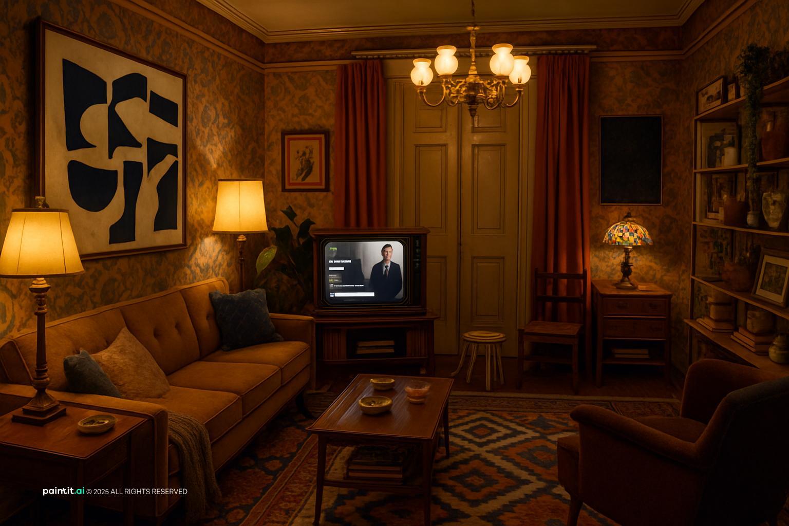 1920s Living Room: Elegant Design Concepts | Paintit.ai - 13