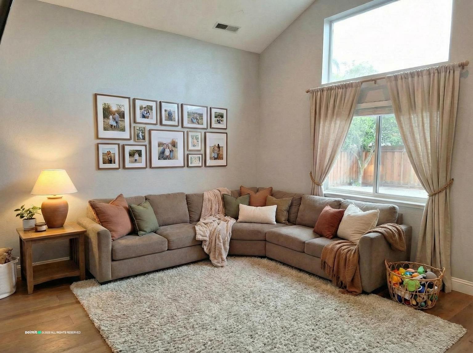 Brown and Beige Living Room Ideas: Elegant Design Concepts | Paintit.ai - 35