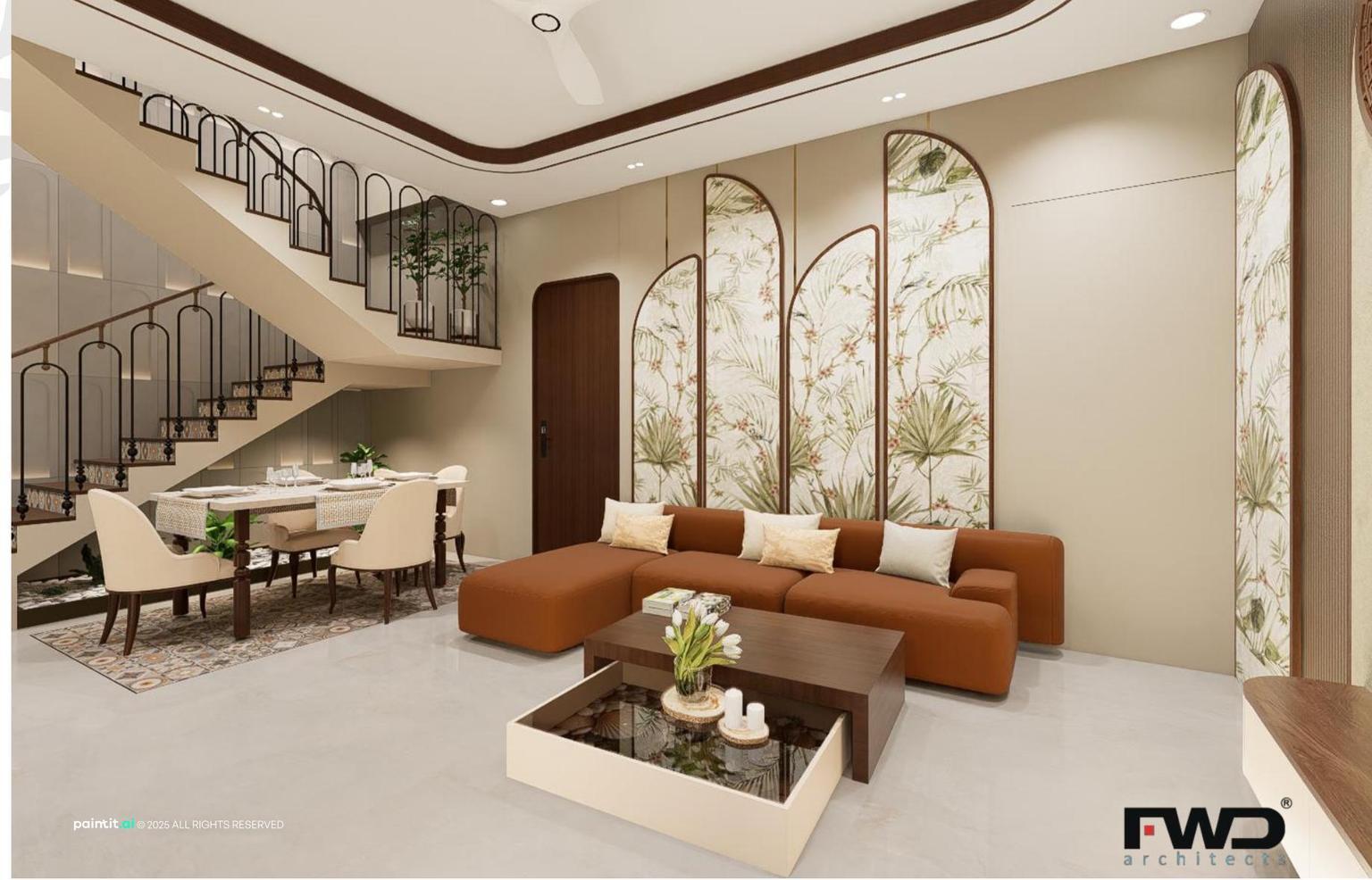 Built In Living Room: Custom Cabinetry Designs | Paintit.ai - 1