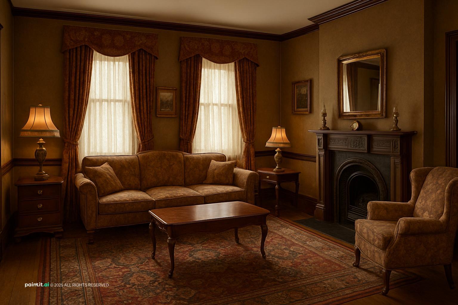 Colonial Living Room - Interior Ideas | Paintit.ai - 13