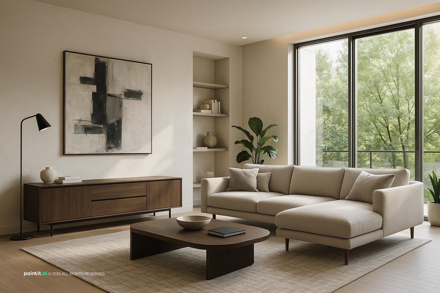 victorian dark green living room with natural textures and a calm living room atmosphere with victorian dark green restraint.