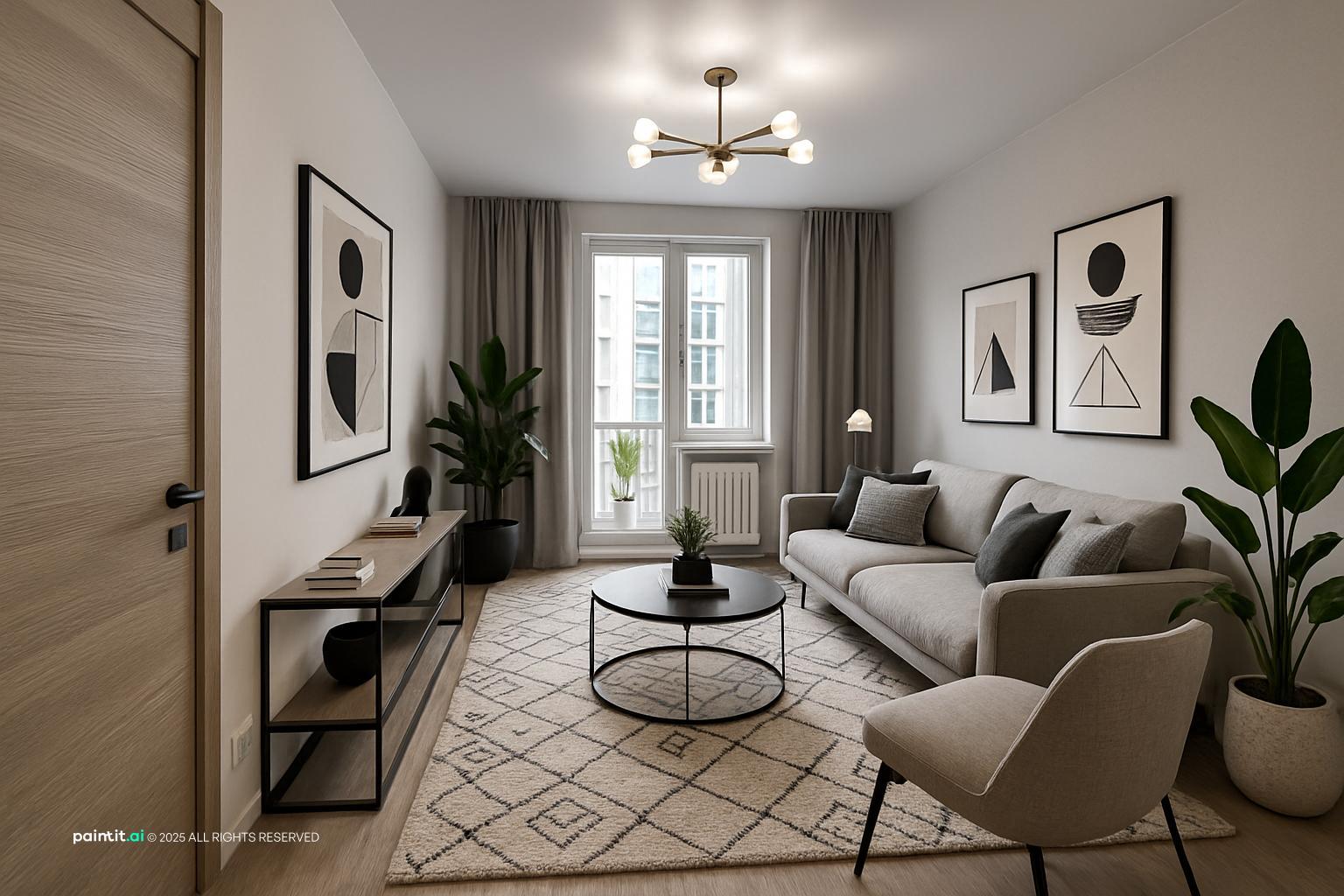 Biophilic Living Room: Nature-Inspired Design | Paintit.ai - 15