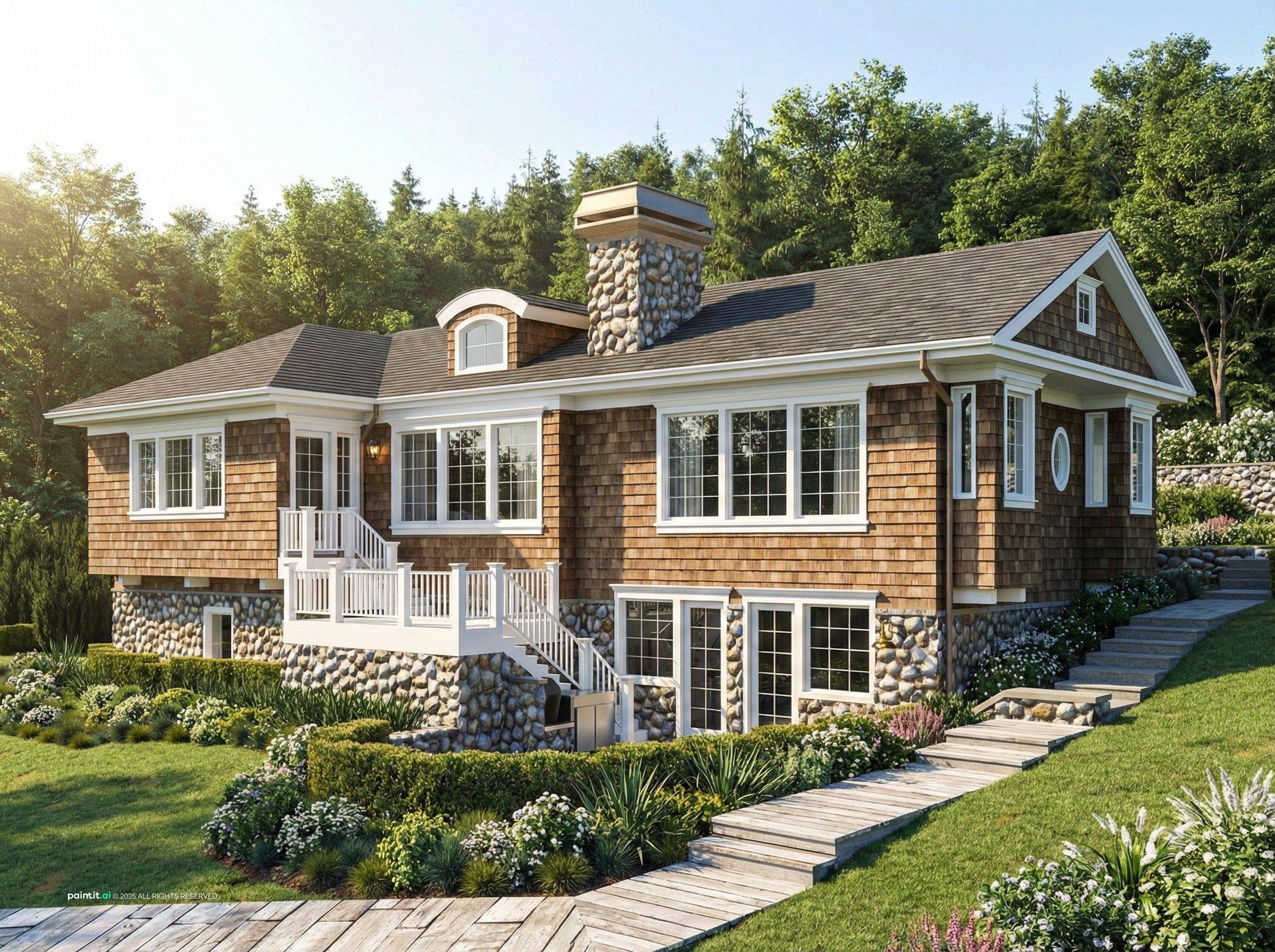 Cape Cod Living Room - Coastal Design | Paintit.ai - 24