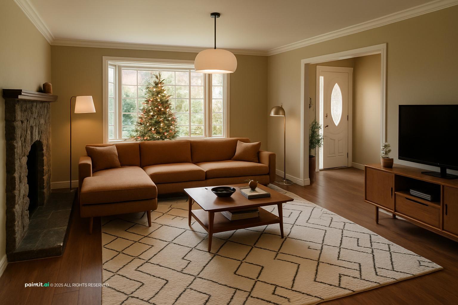 1960s Living Room: Mid-Century Modern Decor | Paintit.ai - 21