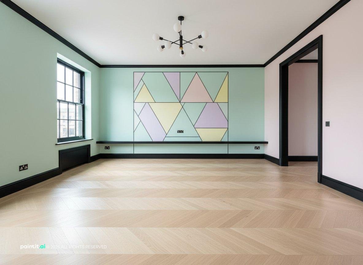 Light Pink Living Room - Design Inspiration | Paintit.ai - 7