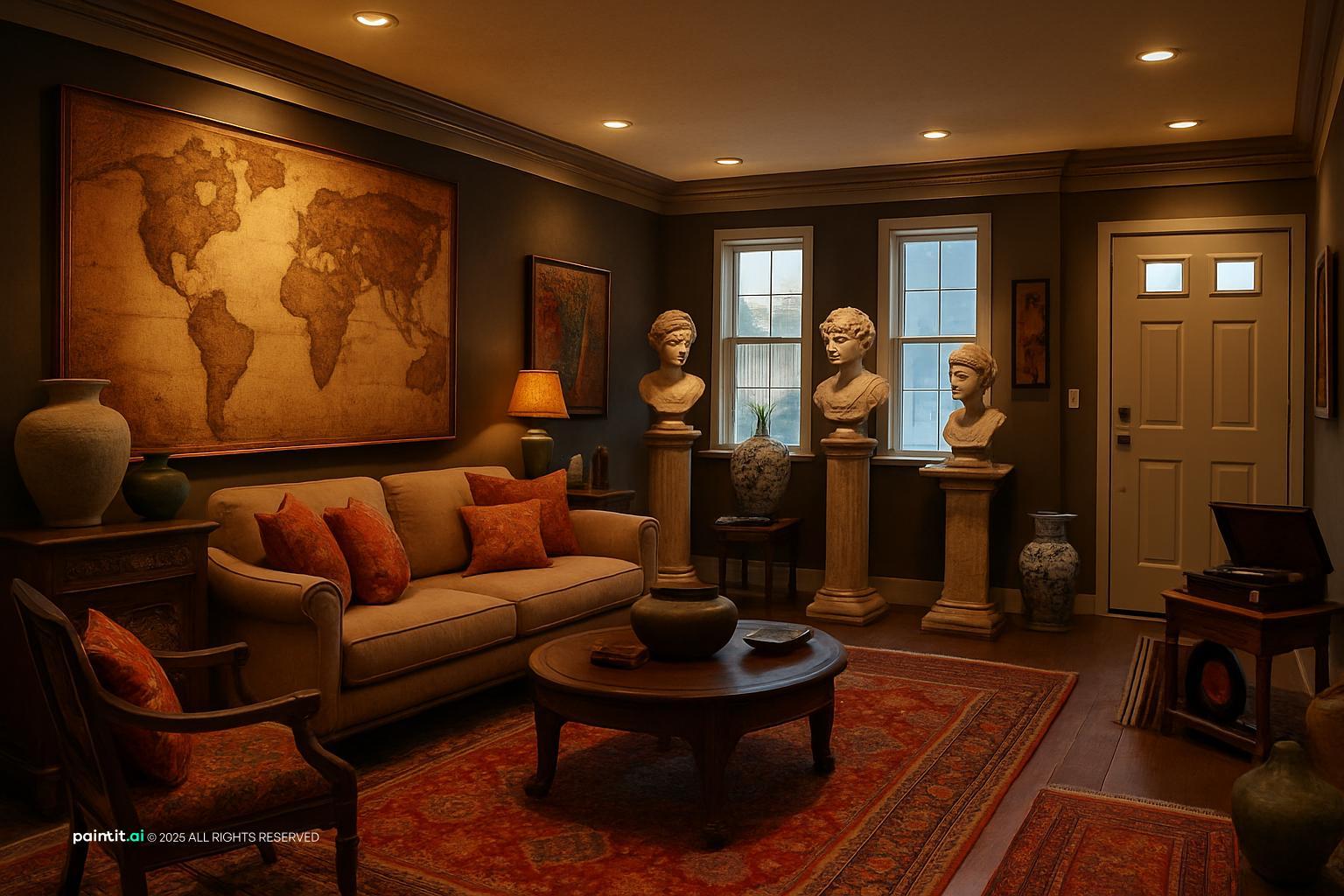 Retro Living Room: Design Inspiration | Paintit.ai - 28