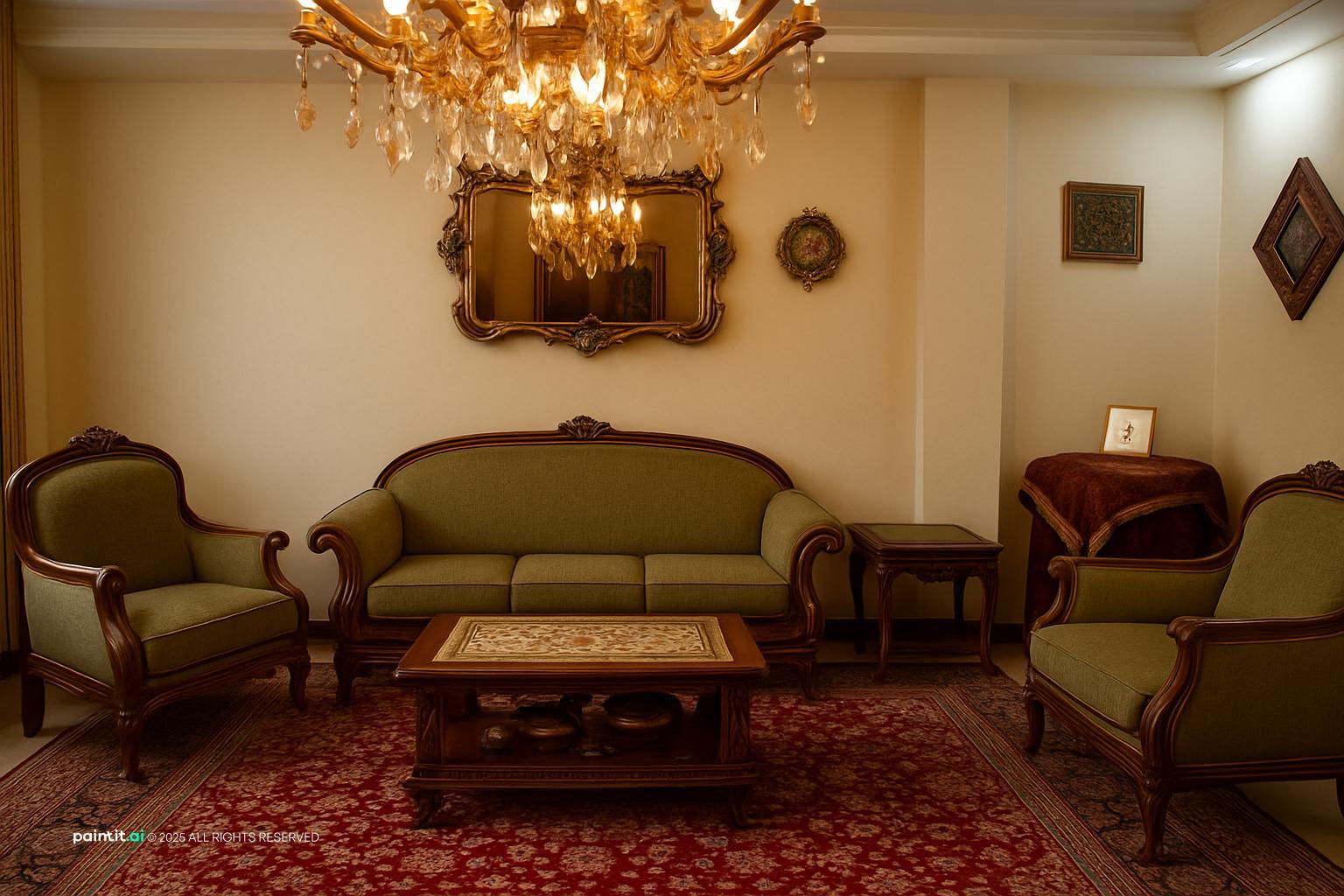 Traditional Classic Living Room - Design Inspiration | Paintit.ai - 24