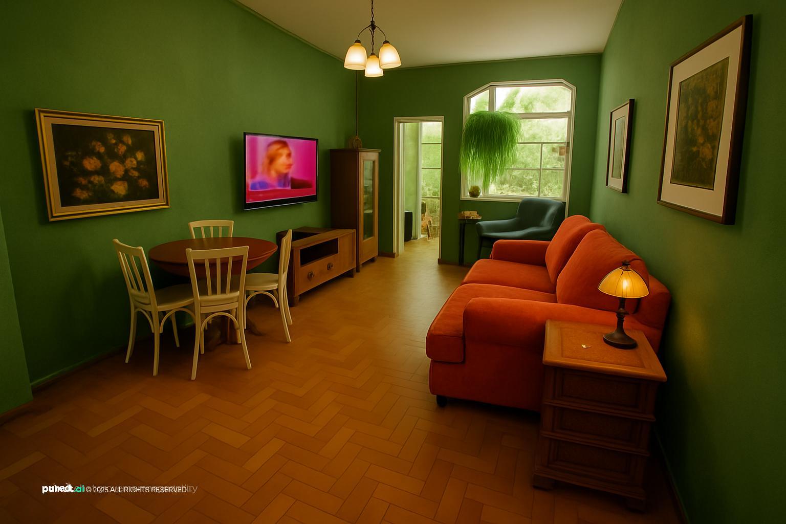 Terracotta Living Room - Warm Design Ideas | Paintit.ai - 5