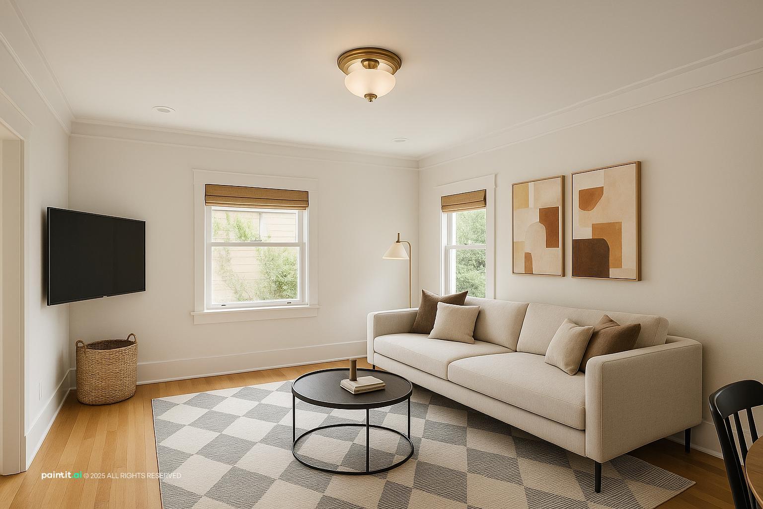 Wood Trim Living Room - Design Inspiration | Paintit.ai - 21