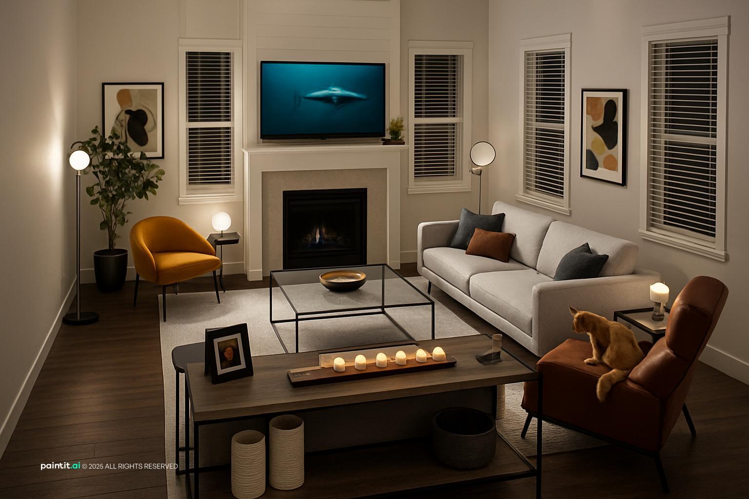 Rectangular Living Room Ideas - Layout & Decor Solutions | Paintit.ai - 29