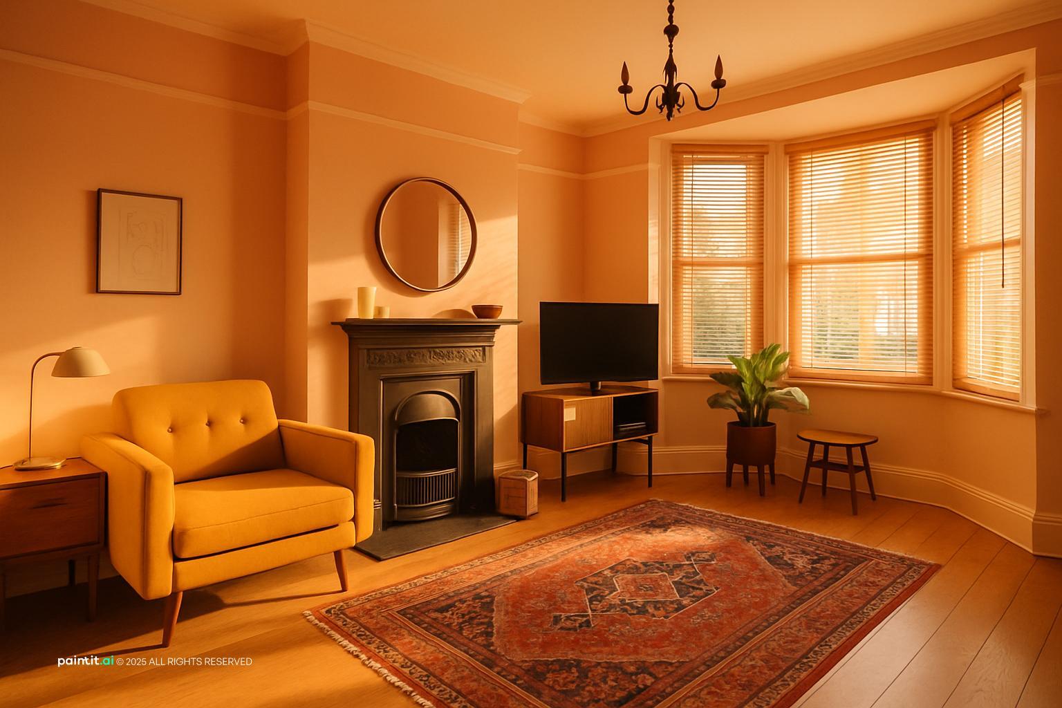 Yellow and Beige Living Room - Design Inspiration | Paintit.ai - 39