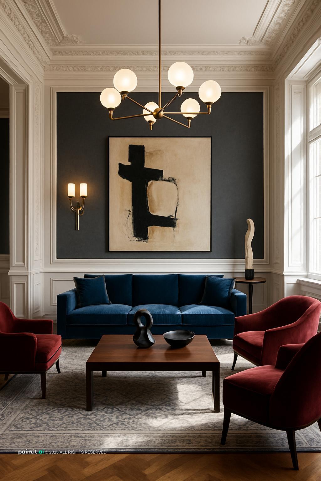 1920s Living Room: Elegant Design Concepts | Paintit.ai - 17