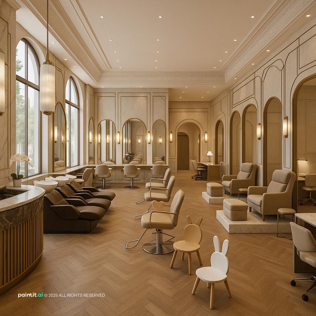 Salon interior design