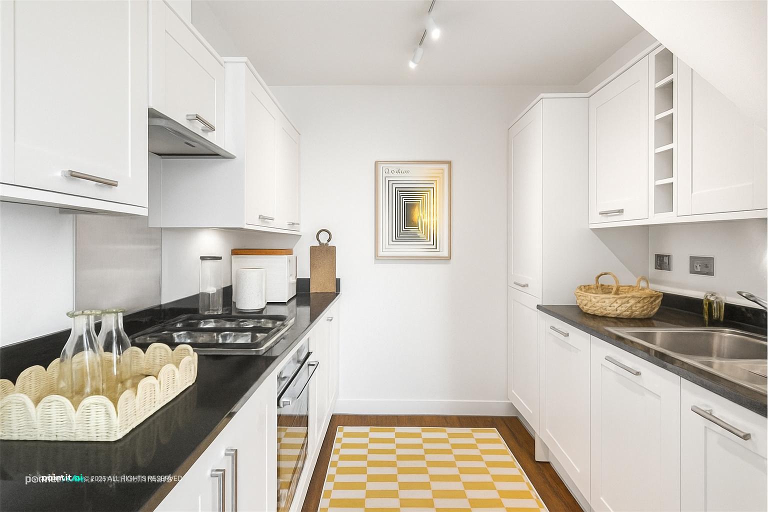 White Kitchen and Living Room: Elegant Interiors | Paintit.ai - 36