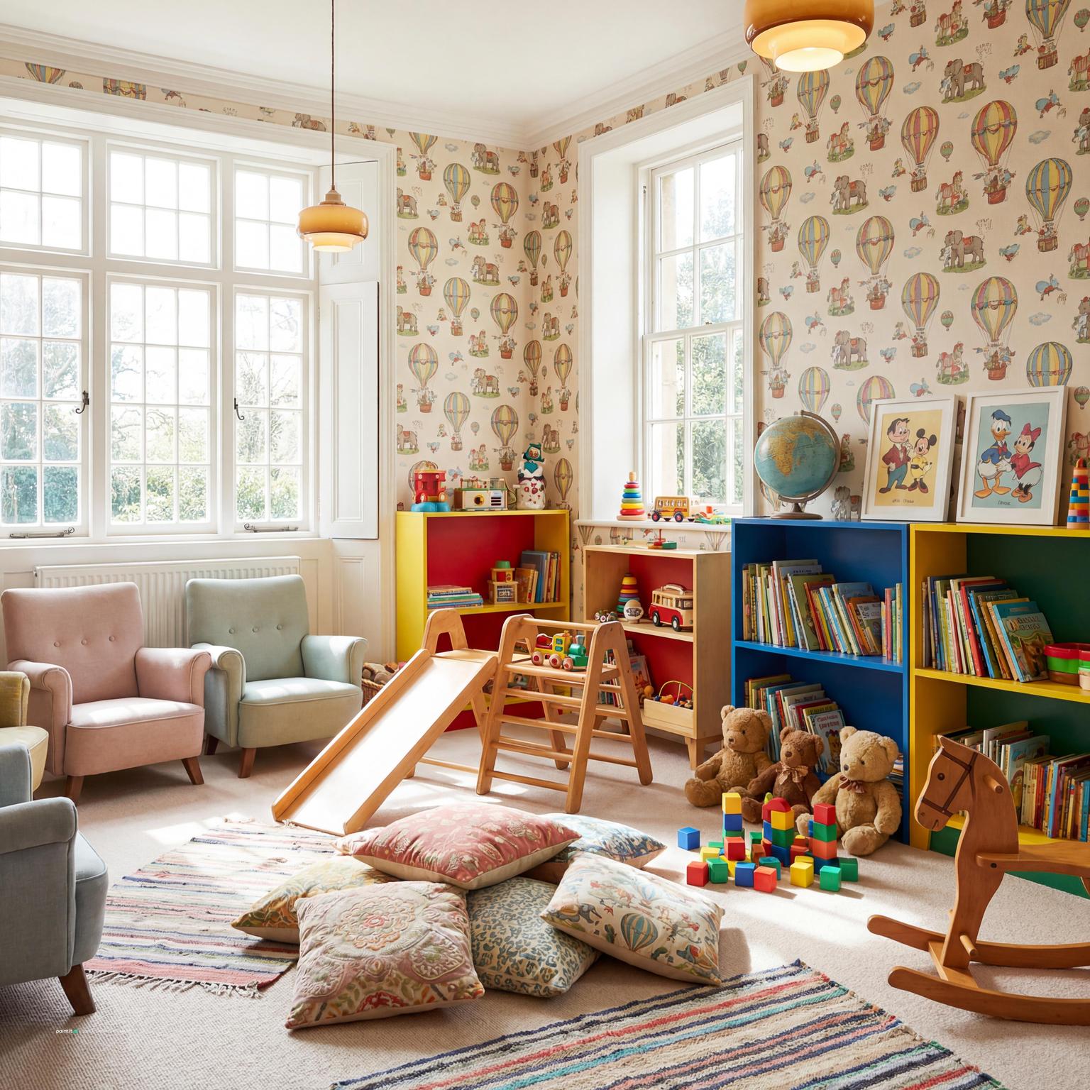 Preschool classroom interior design