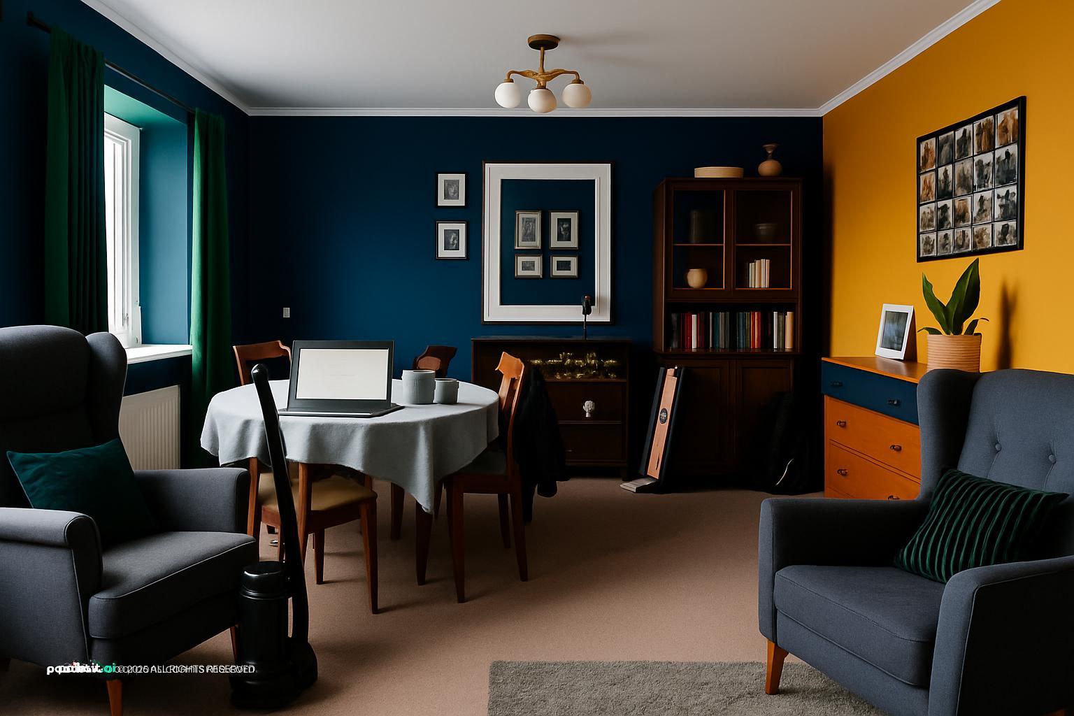 Emerald Green and Gold Living Room Ideas - Elegant Decor Tips | Paintit.ai - 25