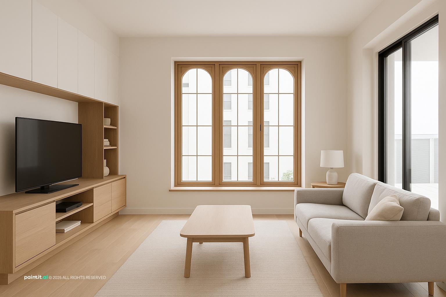 Living Room Library: Elegant Storage Solutions | Paintit.ai - 22