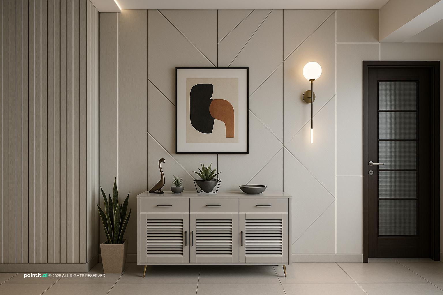 White Shiplap Living Room: Decor Inspiration | Paintit.ai - 15