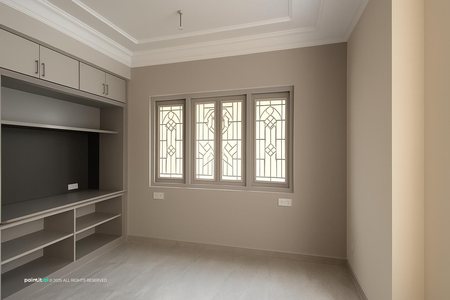 White Floors Living Room - Elegant Interior Design | Paintit.ai - 14