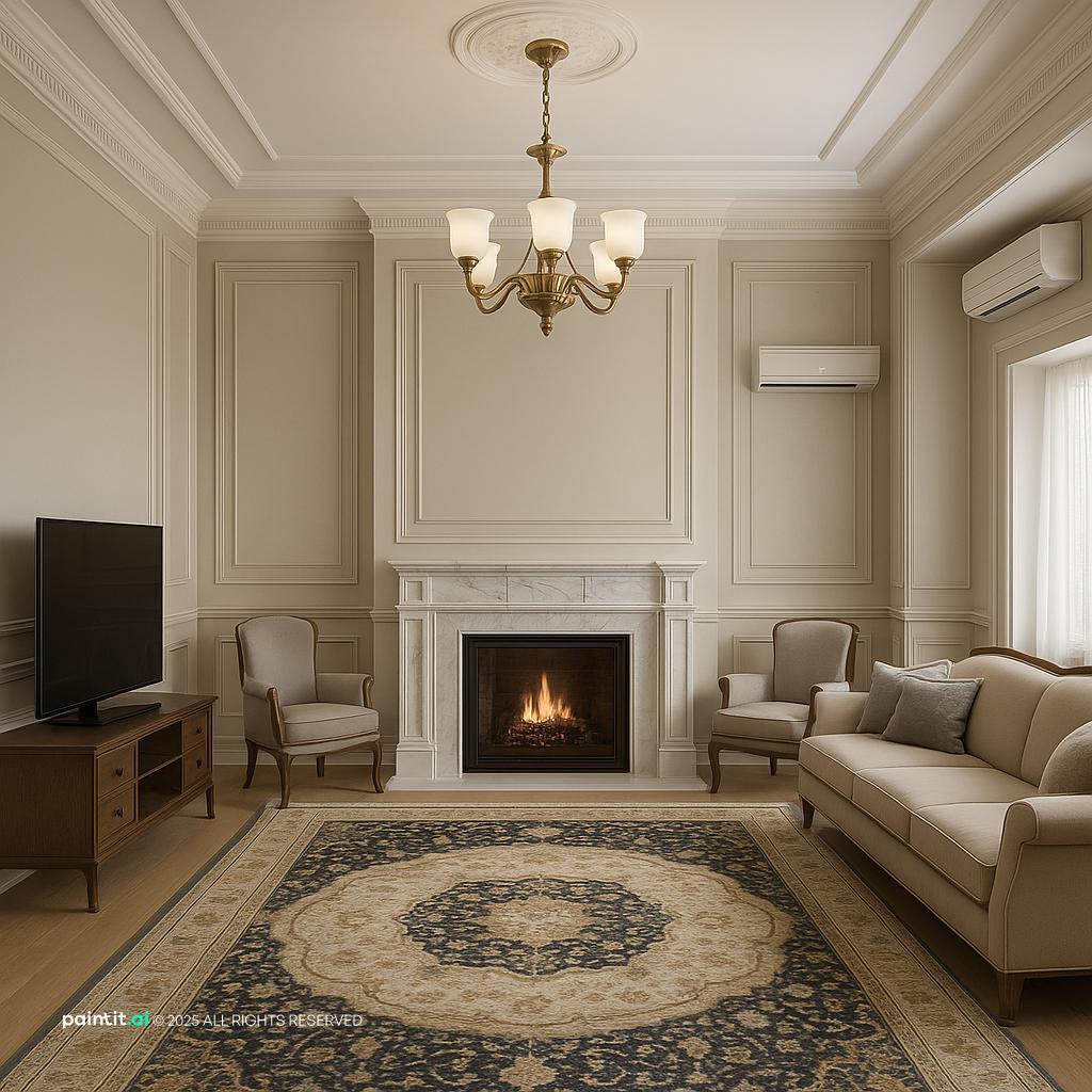 Luxury Neoclassical Living Room - Design Inspiration | Paintit.ai - 22