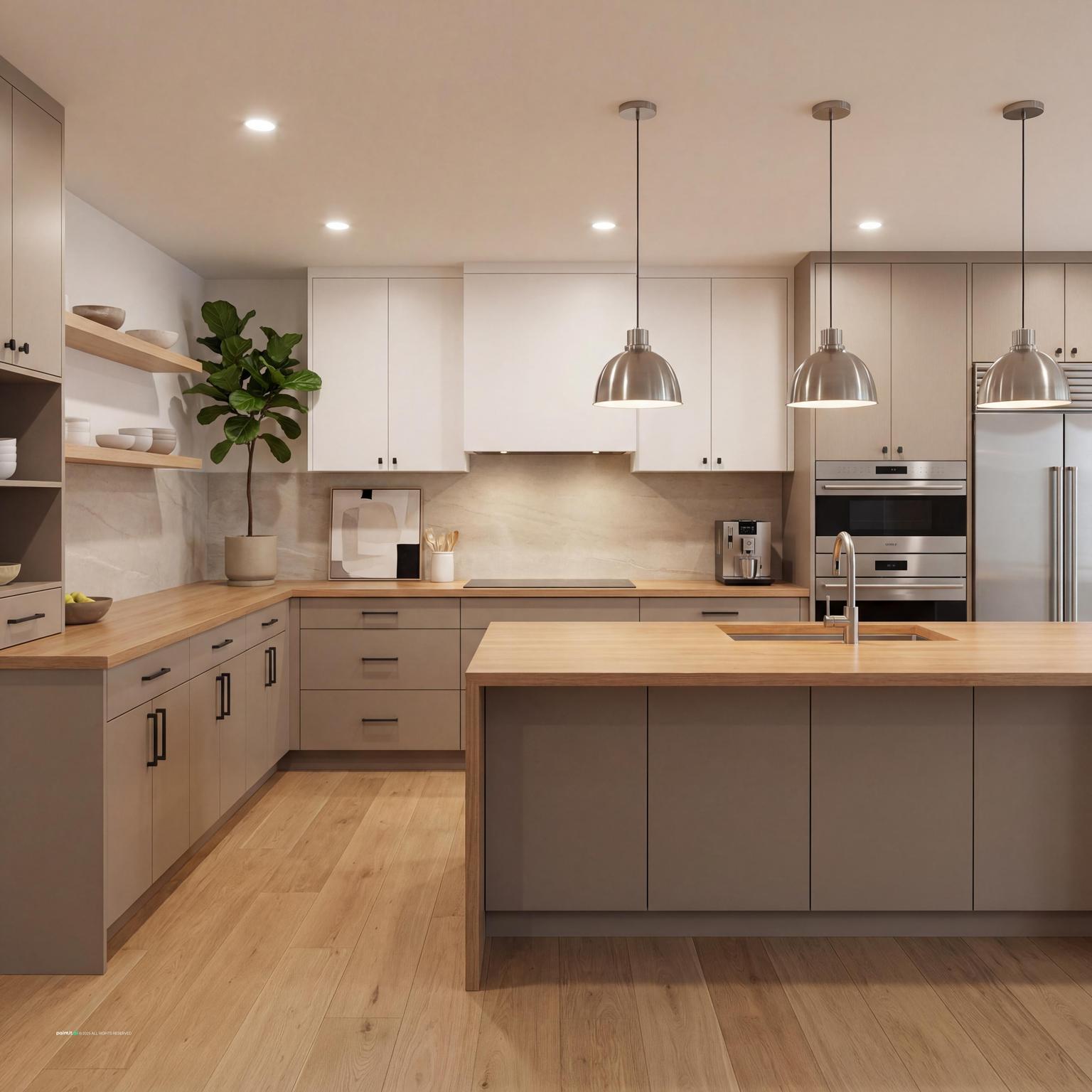 Sophisticated Minimalist Kitchen Design for Kelly Hoppen Interior Design Style
