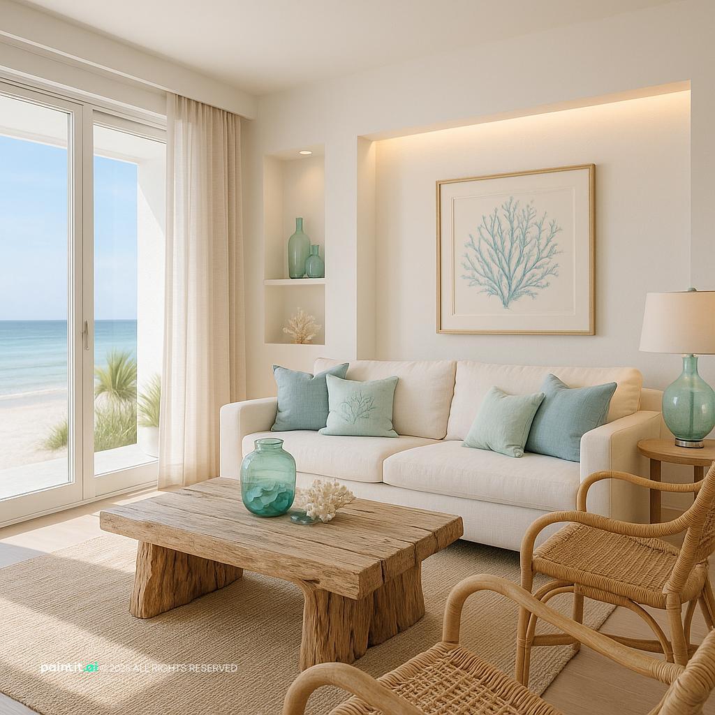 Stunning Beach-Inspired Interior for Interior Design Style Quiz Australia