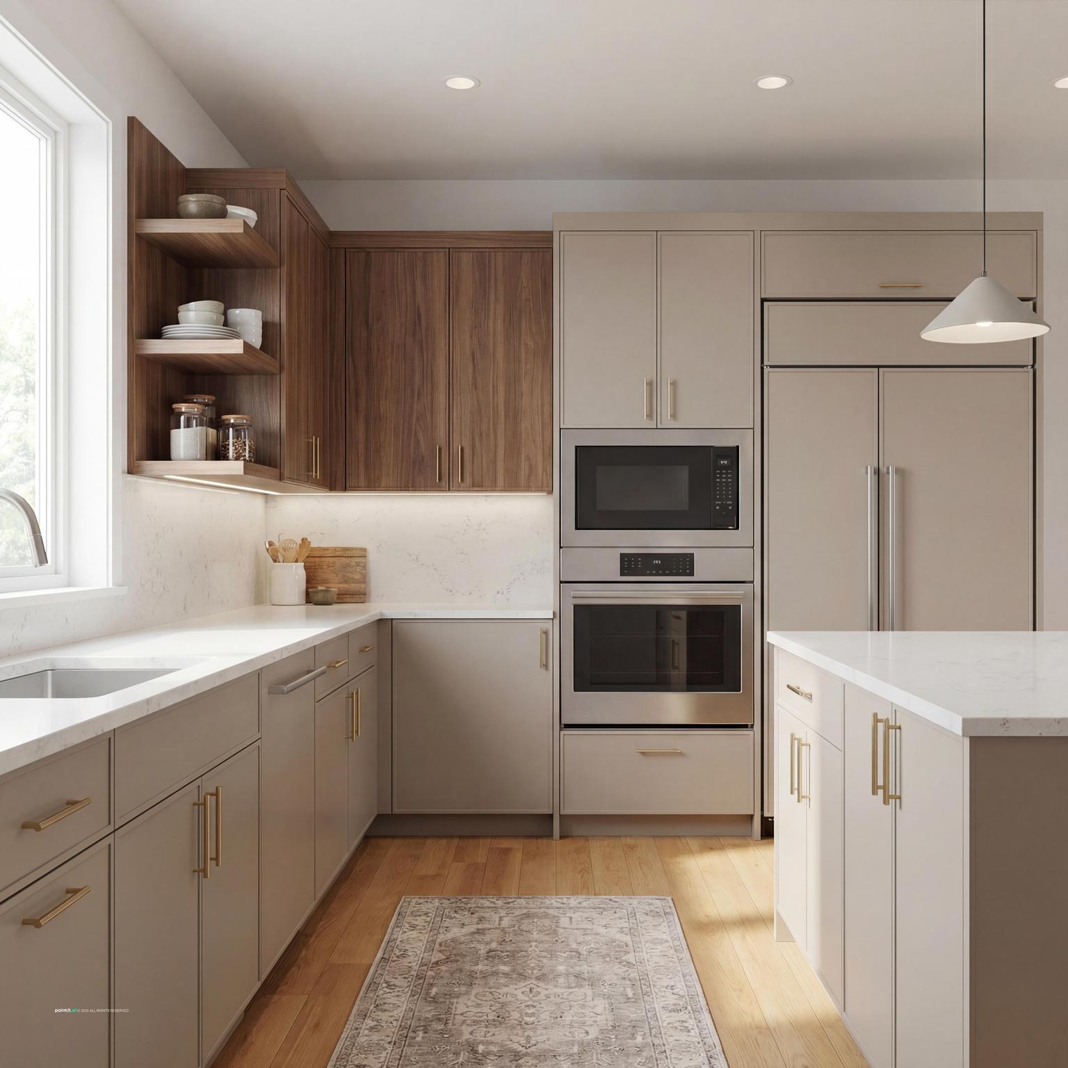 Elegant Neoclassical Modern Kitchen for Neoclassical Style Interior Design