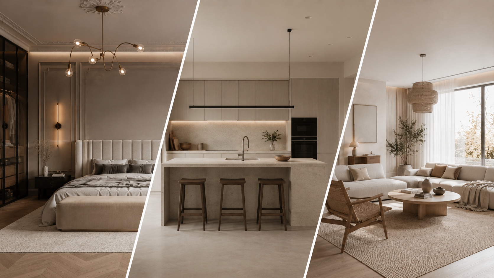 Practical grid of room type and design style combinations for stronger Paintit.ai results