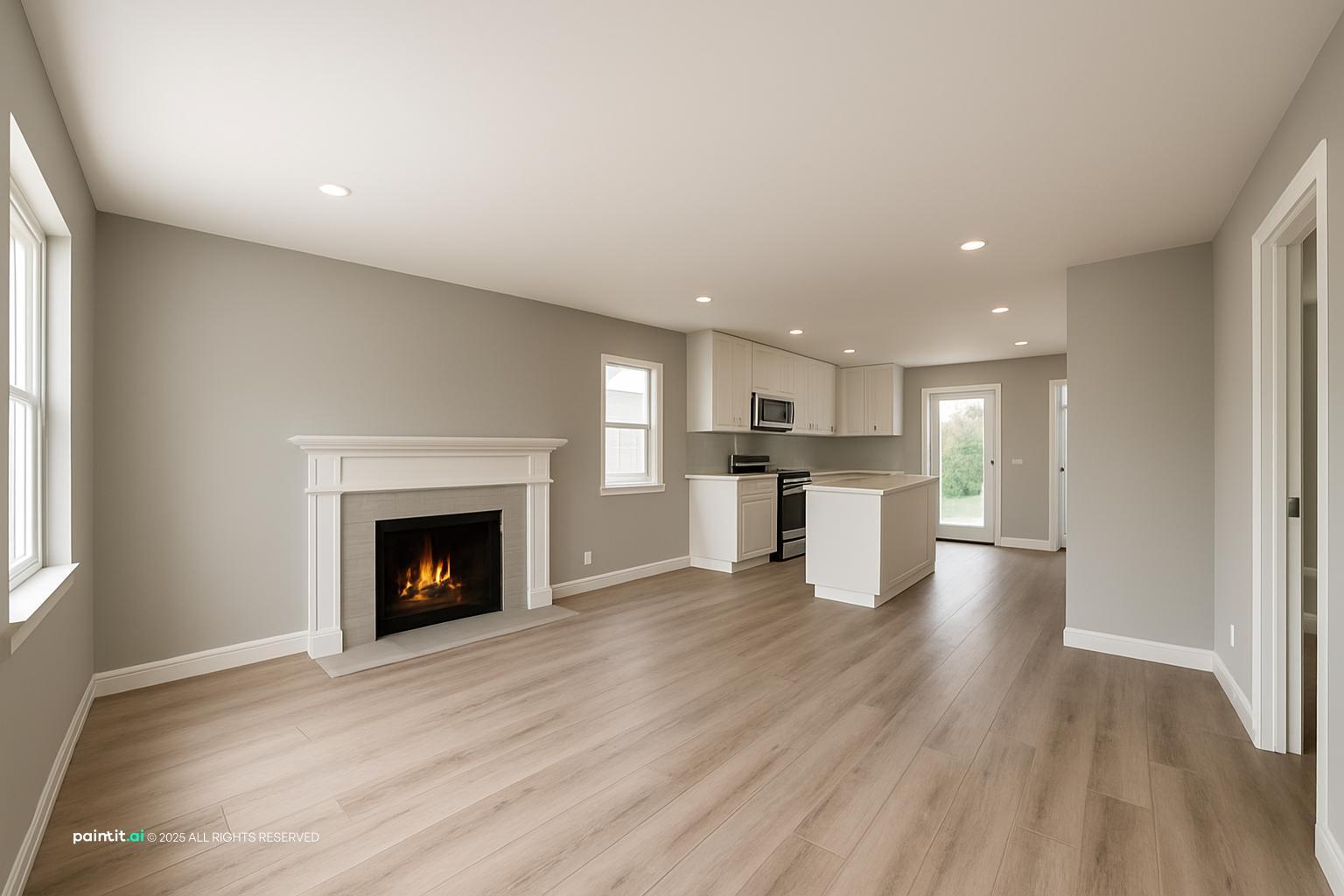 Built In Living Room: Custom Cabinetry Designs | Paintit.ai - 2