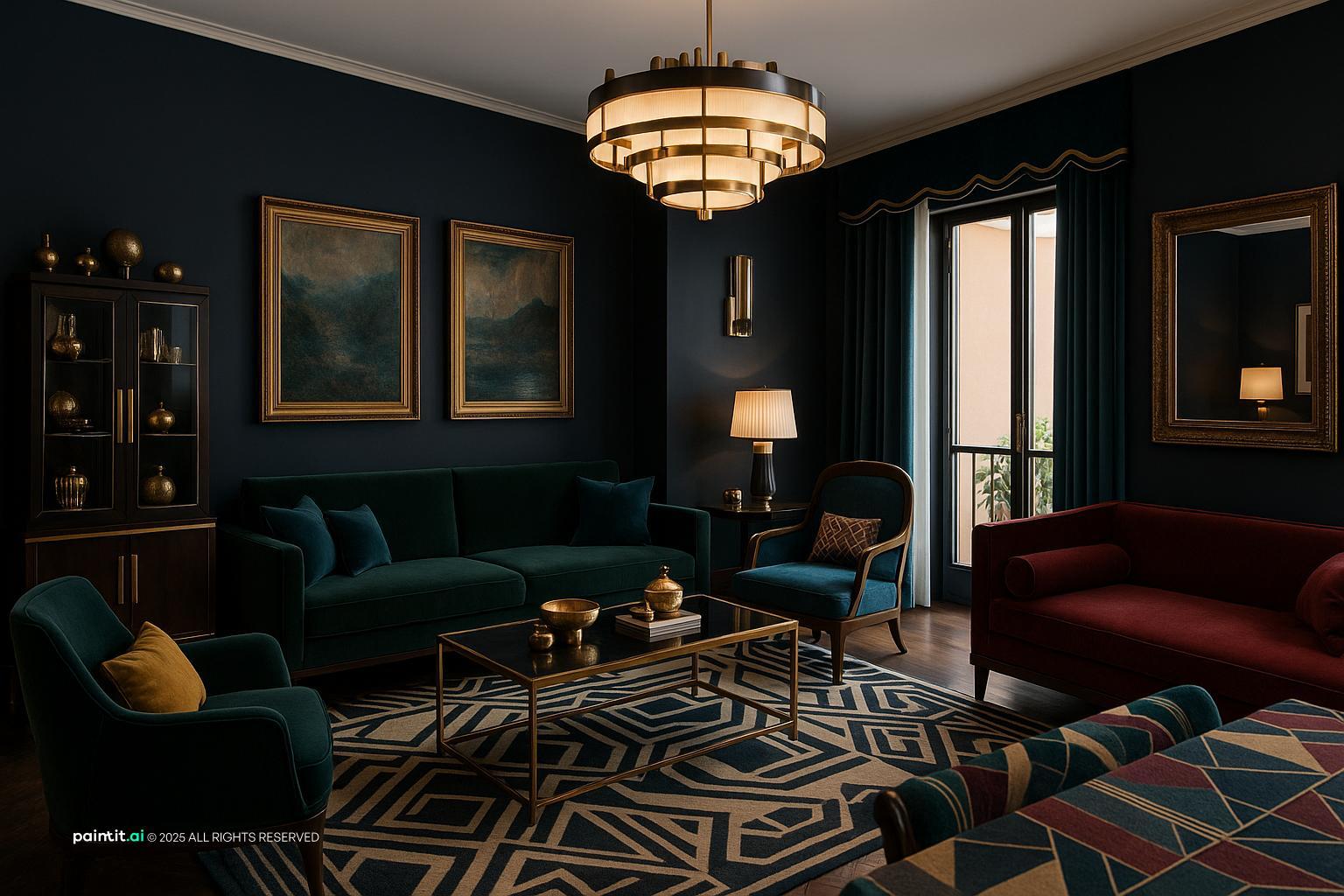 1920s Living Room: Elegant Design Concepts | Paintit.ai - 30