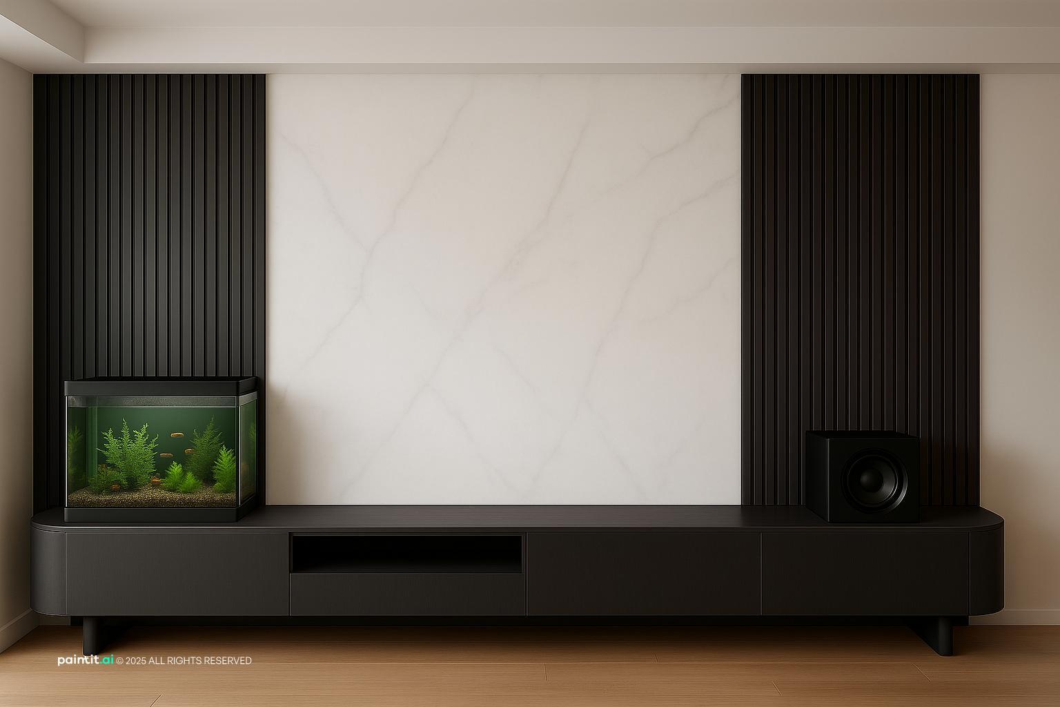 White Marble Living Room - Elegant Design Concepts | Paintit.ai - 10