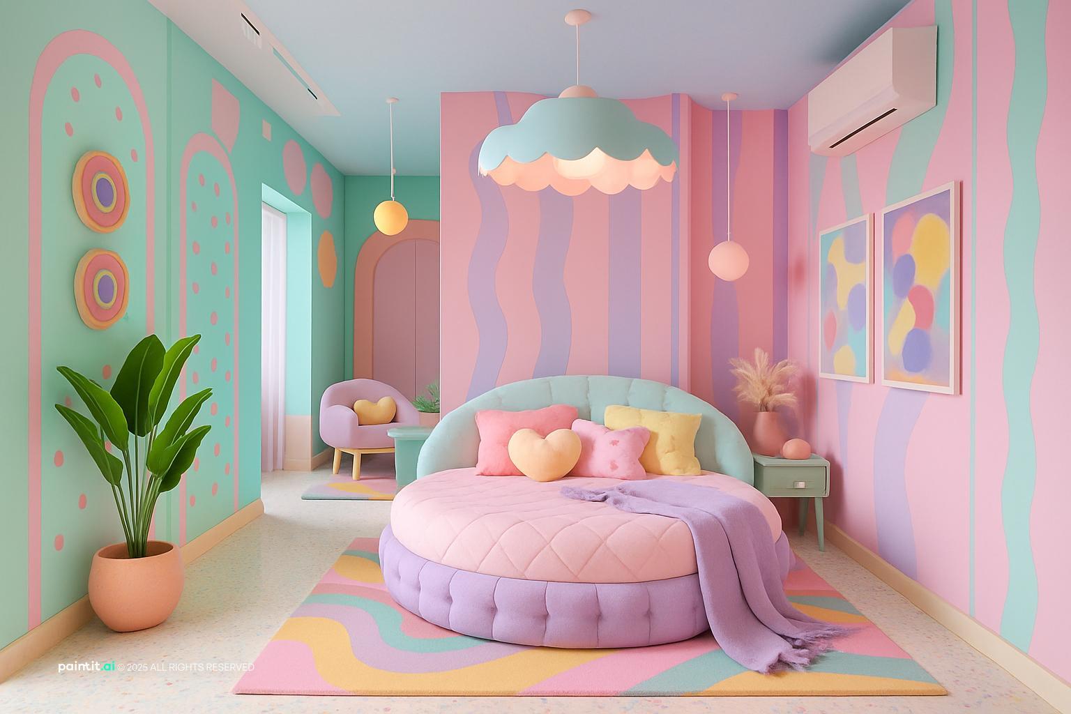 Vintage Pink Living Room - Interior Styling Guide | Paintit.ai - 33