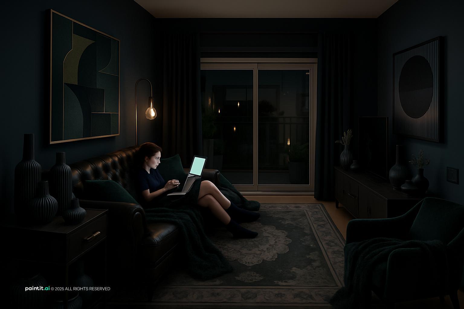 Victorian Dark Green Living Room: Elegant Decor Ideas | Paintit.ai - 7