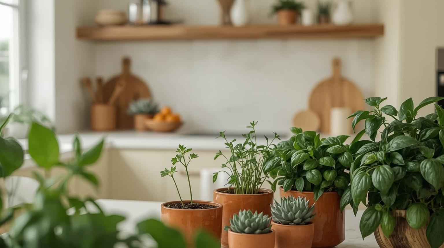 Orange Plants and Greenery