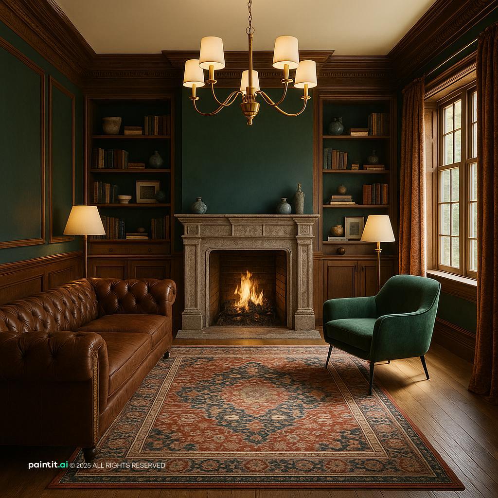 Staging A Living Room Design with daylight and stone and a calm living room atmosphere.