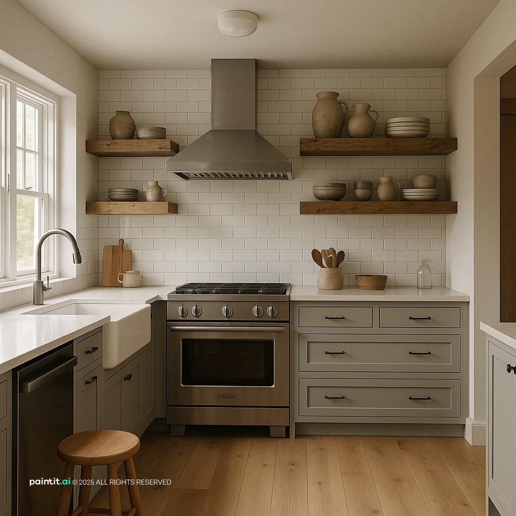 Stunning Modern Farmhouse Kitchen 3 for Country Style Interior Design Characteristics