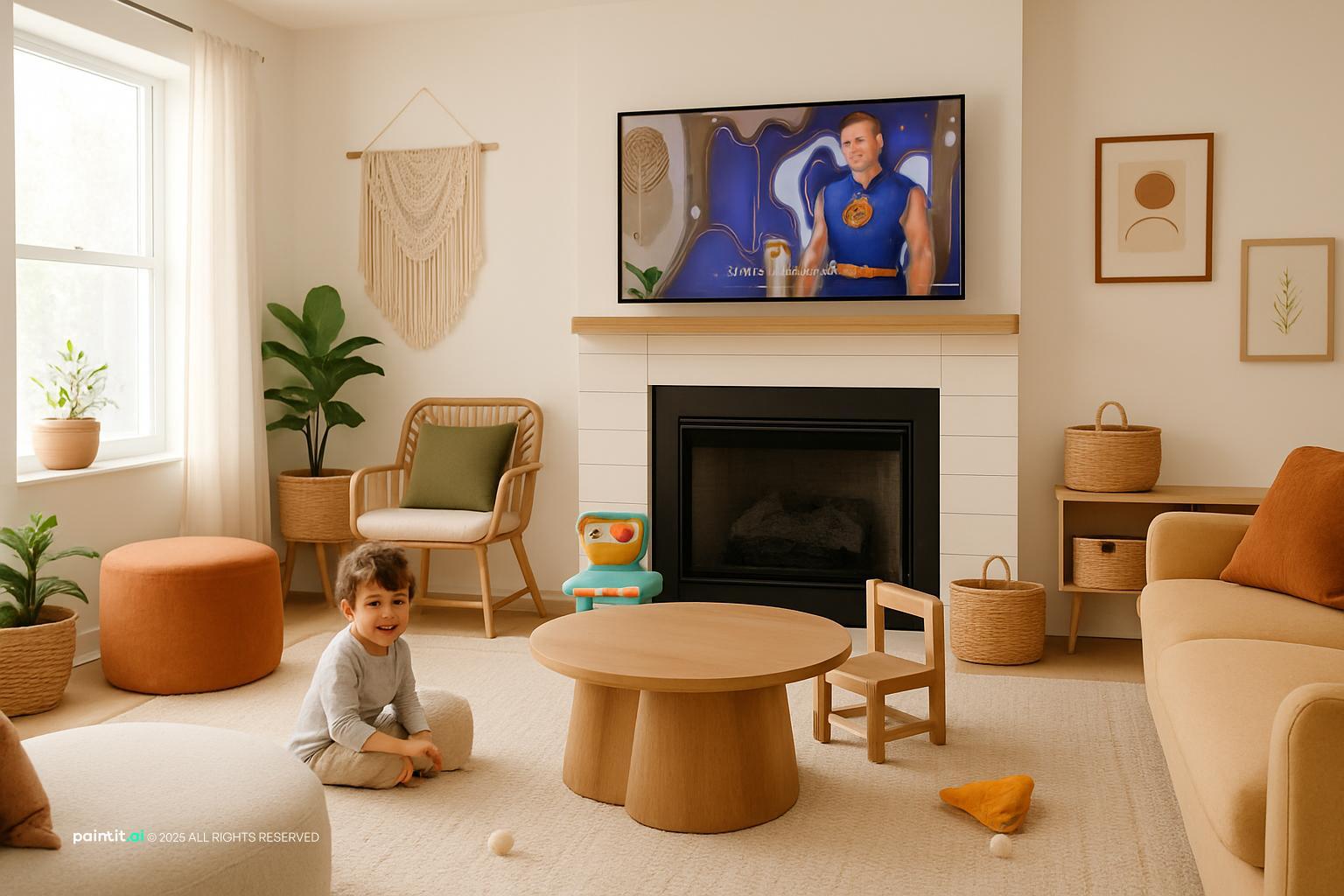 Beach House Living Room - Coastal Decor Inspiration | Paintit.ai - 18