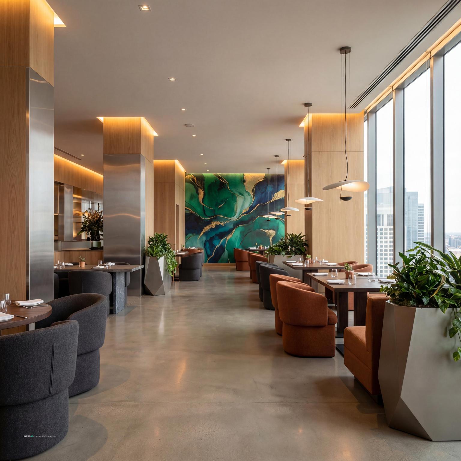 Restaurant interior design