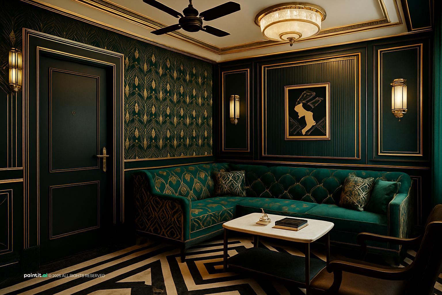 1920s Living Room: Elegant Design Concepts | Paintit.ai - 31